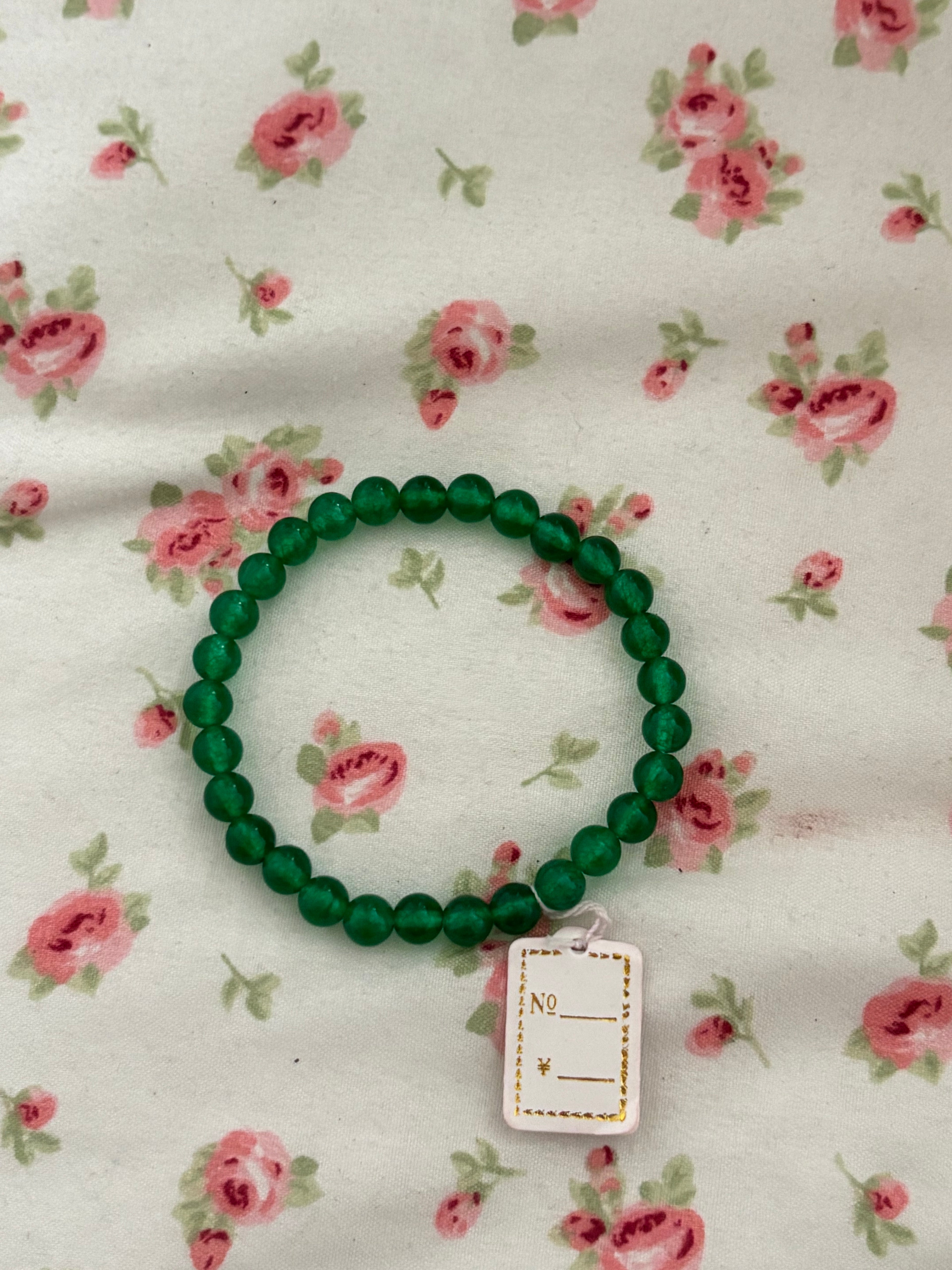 Lucky Jade Beads Bracelet